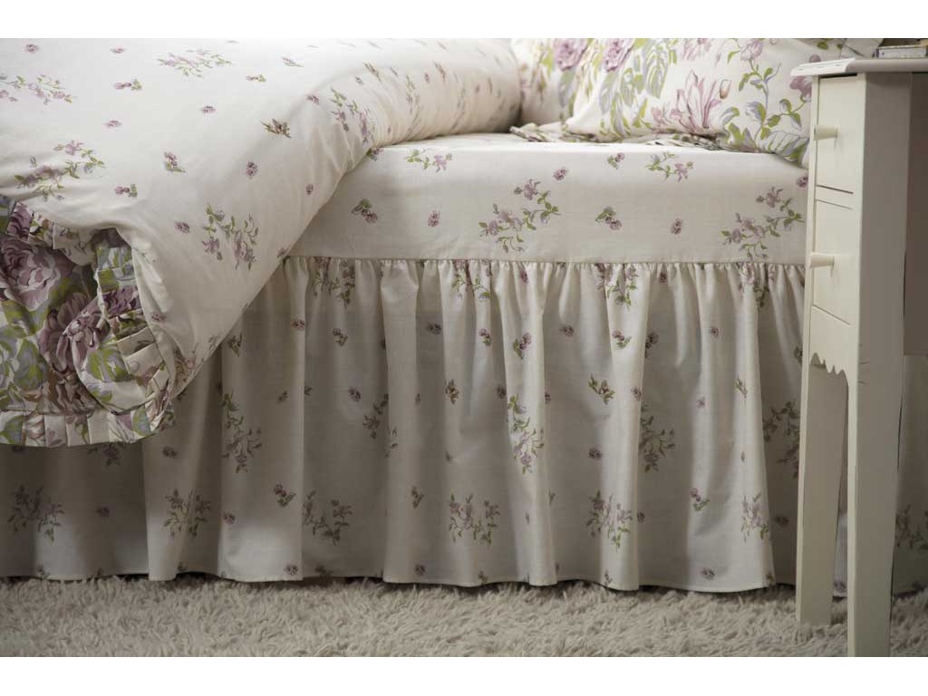 Country Dream Rose Boutique Fitted Sheet Valances